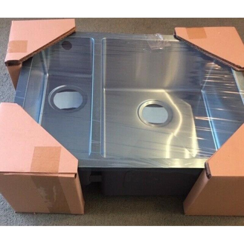 Brand new sink. Lamona Easton SNK 5835. Stainless Steel 1.5 LH bowl inset/undermount sink