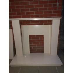 Beautiful marble fireplace for sale.