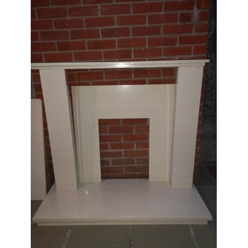 Beautiful marble fireplace for sale.