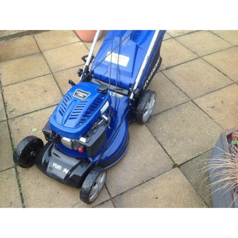 Hyundai petrol lawnmower