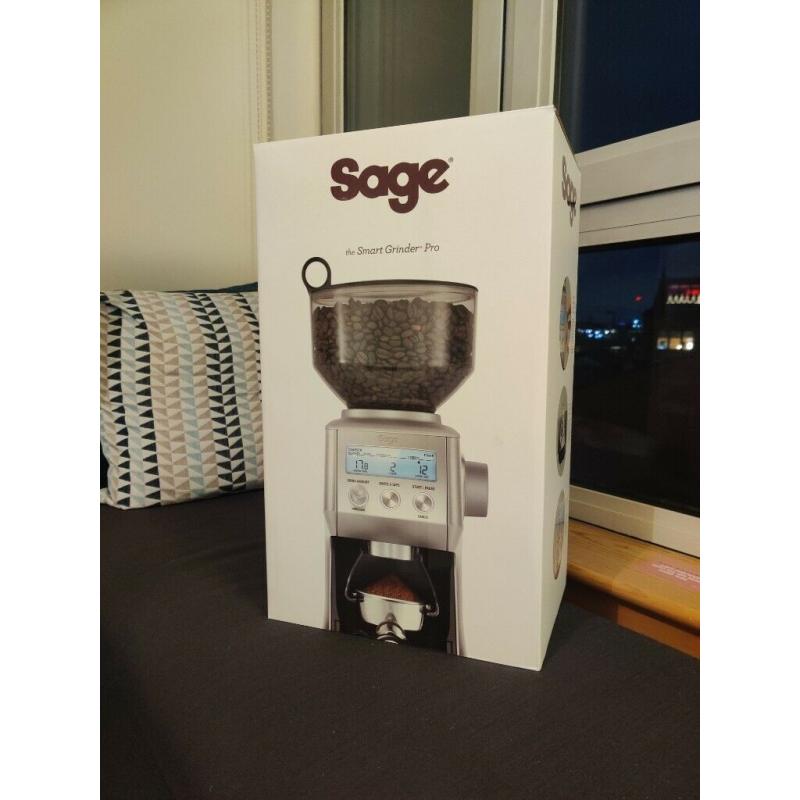 Sage Smart Grinder Pro - Brand New In Box - Stainless Steel - Collection Only