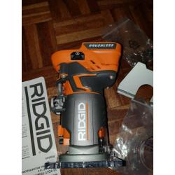 RIDGID (AEG) 18V Brushless Compact Router R86044 GEN5X 2xBase TOOL Only New 2018