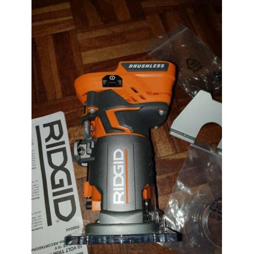 RIDGID (AEG) 18V Brushless Compact Router R86044 GEN5X 2xBase TOOL Only New 2018
