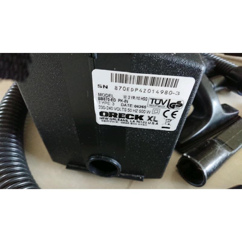 Oreck corded vacuum cleaner