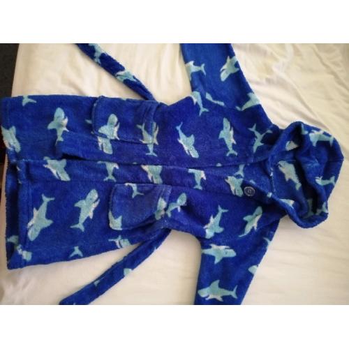 Blue dressing gown 2-3yr