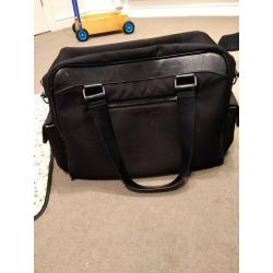 iCandy peach nappy/hospital bag with mat and bottle holders