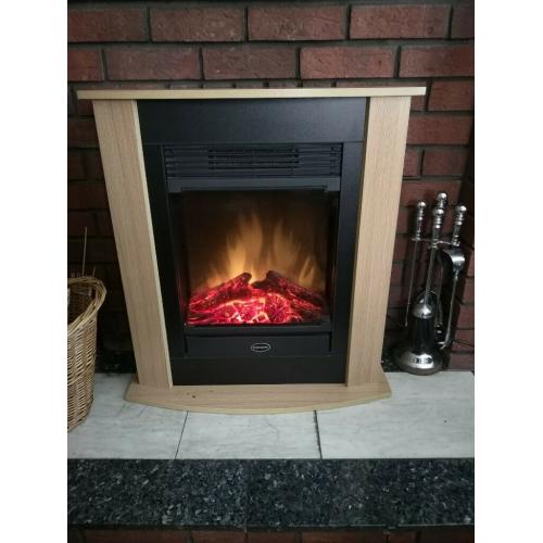 ELECTRIC DIMPLEX Figaro Opti flame fire with wooden surround