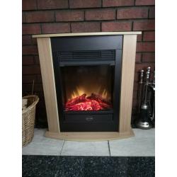 ELECTRIC DIMPLEX Figaro Opti flame fire with wooden surround