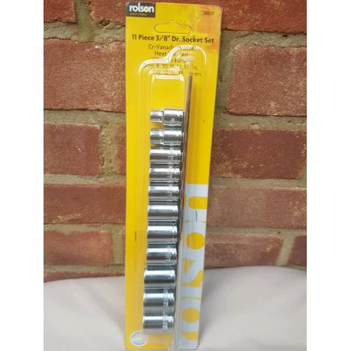 3/8" dr. shallow socket set