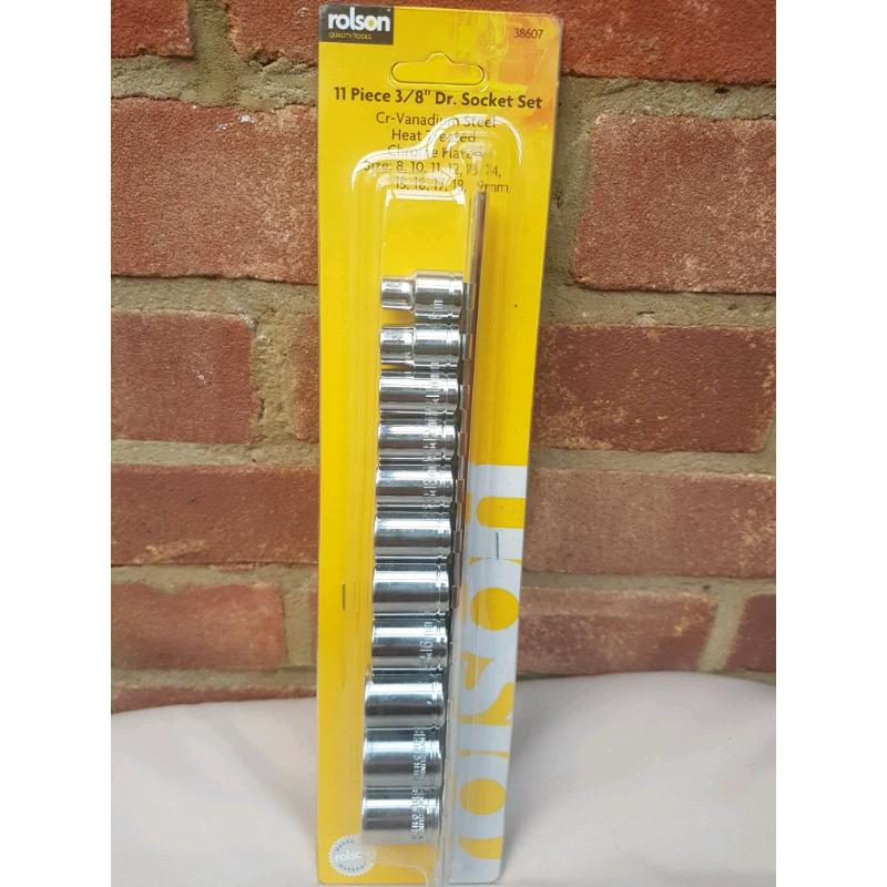 3/8" dr. shallow socket set
