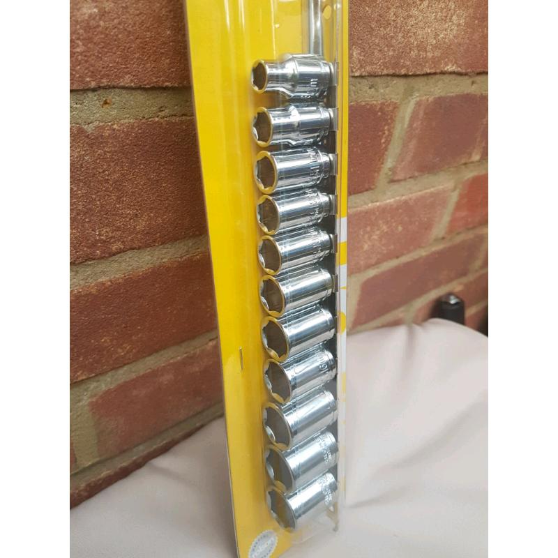 3/8" dr. shallow socket set