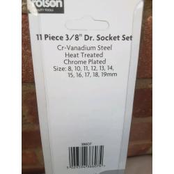 3/8" dr. shallow socket set