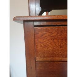 Arts and Crafts style dresser/book shelf/chest of drawers