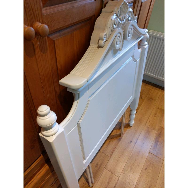 Single Bed Antique French Style Headboard