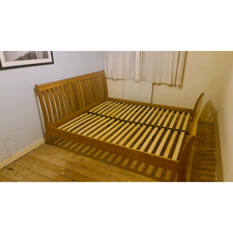 Superking Solid Oak Bed Frame