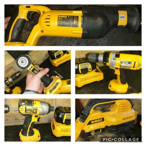 8 Dewalt Tools Set, (Not Milwaukee)