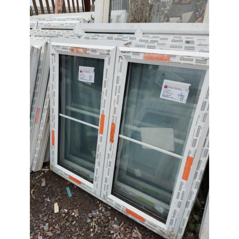 New UPVC Double Glazed Georgian White Window 1190mm W x 1130mm H