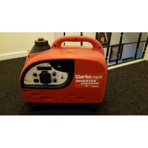 clarke 1000w. suitcase inverter generator.
