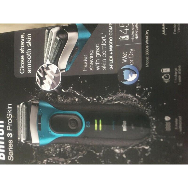 Braun series 3 wet and dry shaver