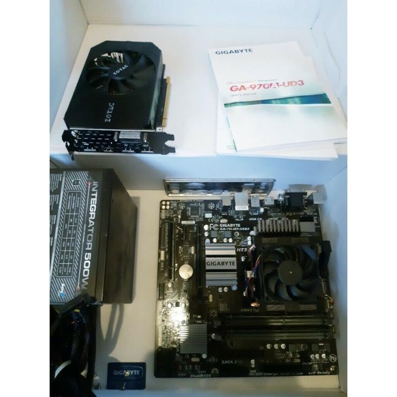 FX6350 - GTX 960 2GB - Gigabyte Motherboard - 8GB Ram - 500w PSU - PC Parts Bundle