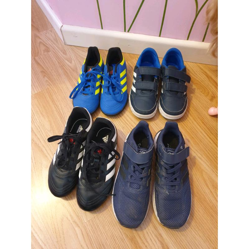 Addidas boys trainers ans football