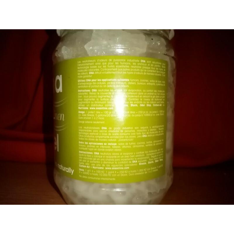 New odour neutralising 'ONA' gel-fresh linen