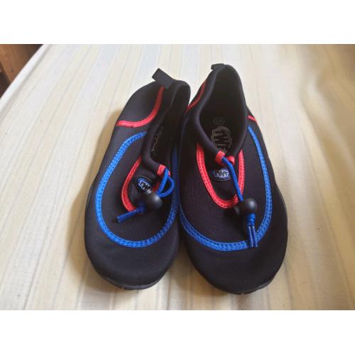 Wet suit shoes.