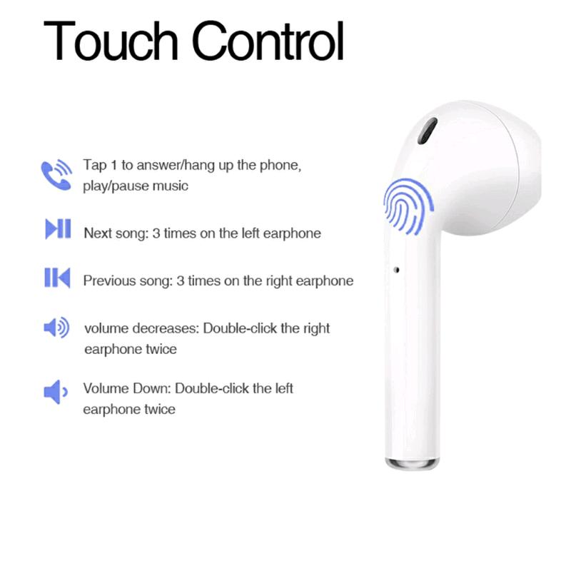 I12 Bluetooth Earbuds NEW Sealed Iphone/Android