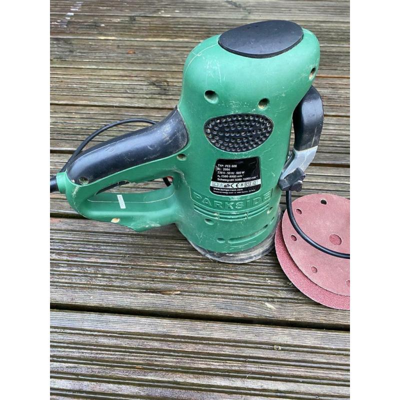 Parkside 600W 150mm Random Orbital Sander 2 speed