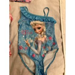 Girls Frozen swimsuit bundle