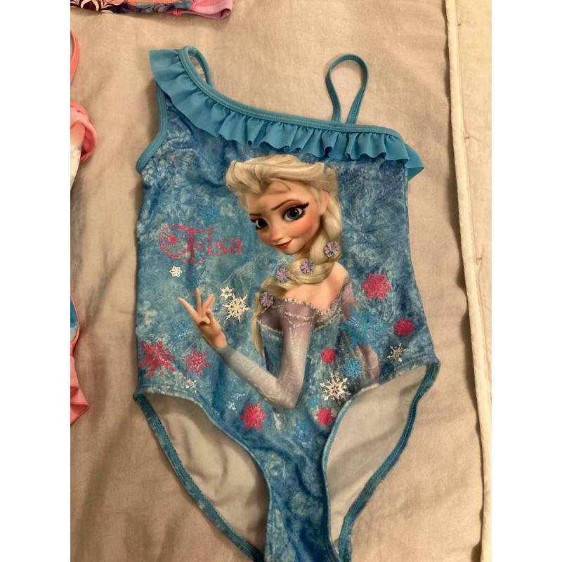 Girls Frozen swimsuit bundle