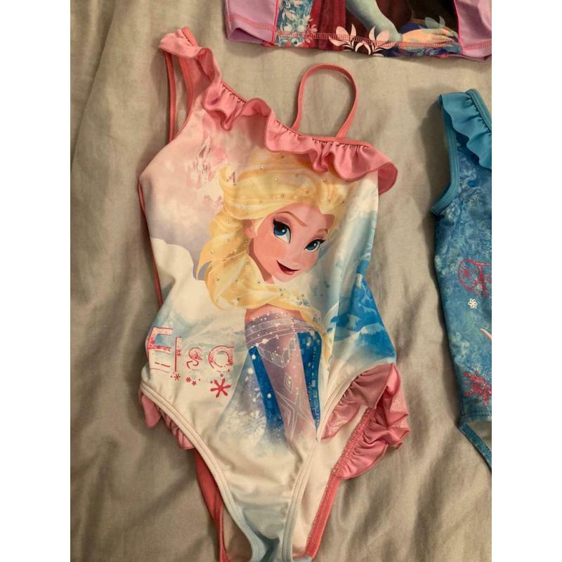 Girls Frozen swimsuit bundle