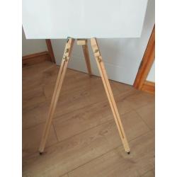 ADJUSTABLE TRIPOD EASEL from CHILD to ADULT + storage carry bag & 2 new canvasses