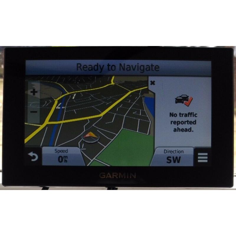 5" GARMIN n?vi 2519LM(T) GPS Sat Nav, UK & Ire Lifetime Map & Traffic Speed Cams (no offers, please)
