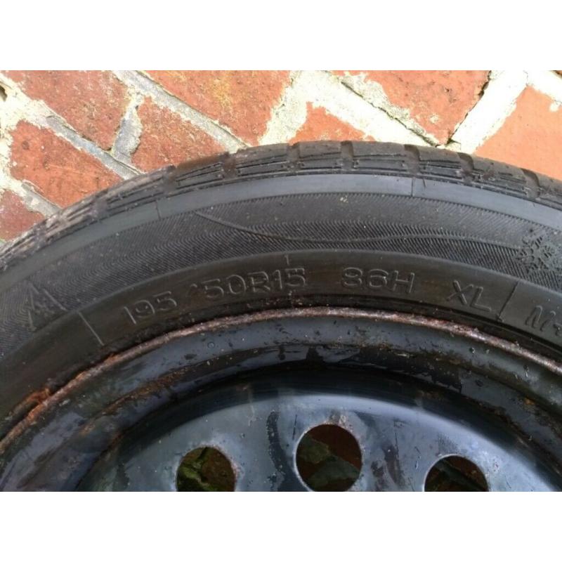 2 winter/snow tyres, Nangkang Snow SV2, 195/50 R15 86H