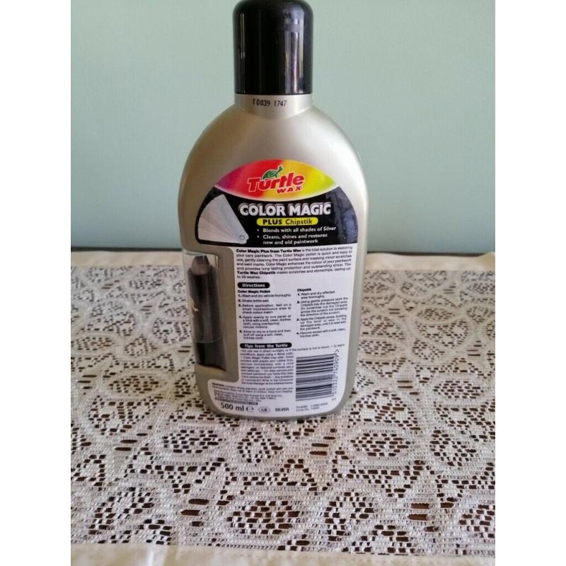 Turtle Wax Colour Enriched with Chipstick for Silver Cars