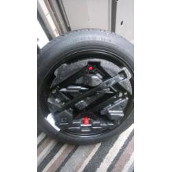 Spare tyre space saver kit