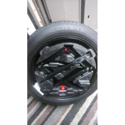 Spare tyre space saver kit