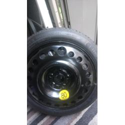 Spare tyre space saver kit