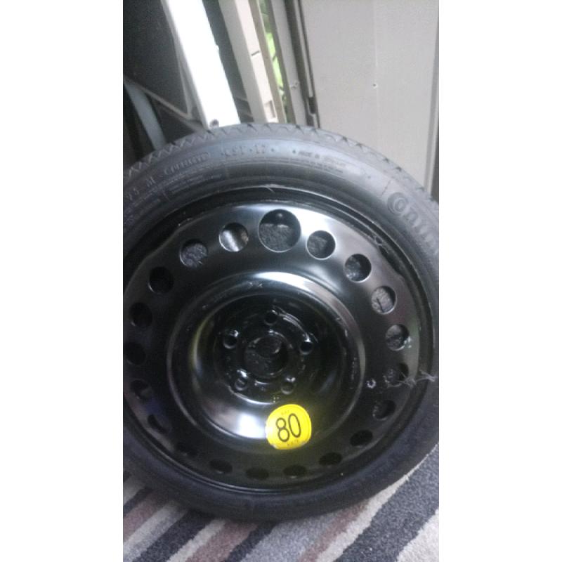 Spare tyre space saver kit
