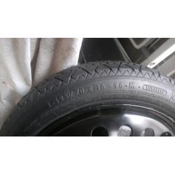 Spare tyre space saver kit