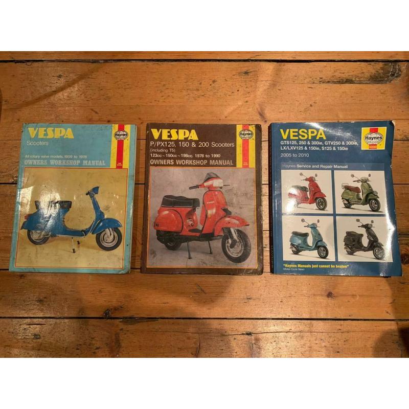 Vespa Haynes workshop manuals motorbike scooter
