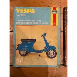 Vespa Haynes workshop manuals motorbike scooter