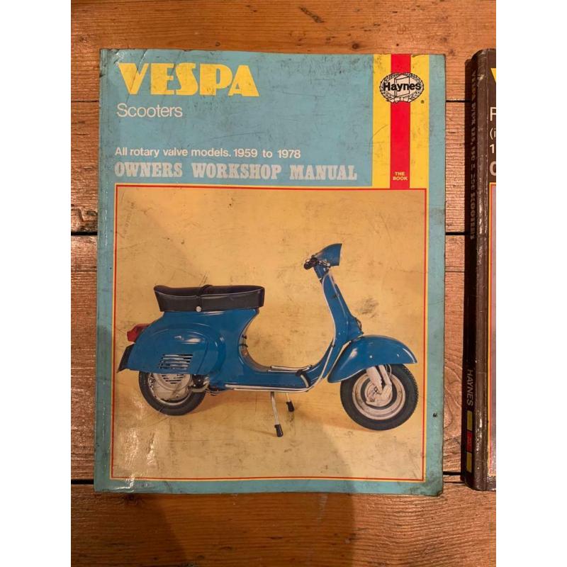 Vespa Haynes workshop manuals motorbike scooter