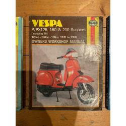 Vespa Haynes workshop manuals motorbike scooter