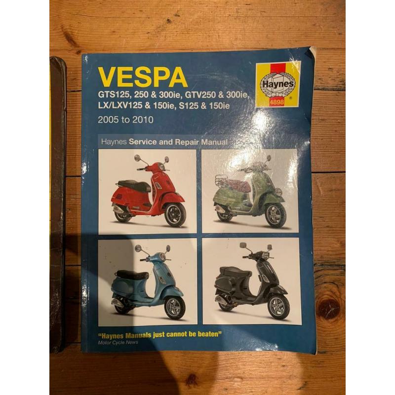 Vespa Haynes workshop manuals motorbike scooter