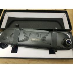 car mirror dash cam accident recorder with front and rear camera