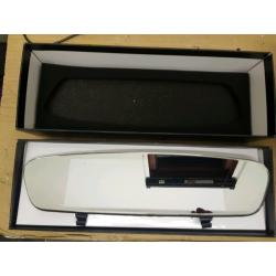car mirror dash cam accident recorder with front and rear camera
