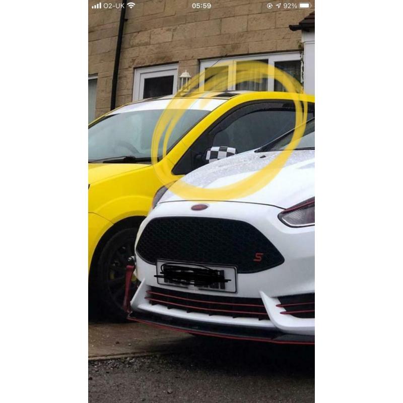 Mk 6 fiesta 3 door Heko wind deflectors
