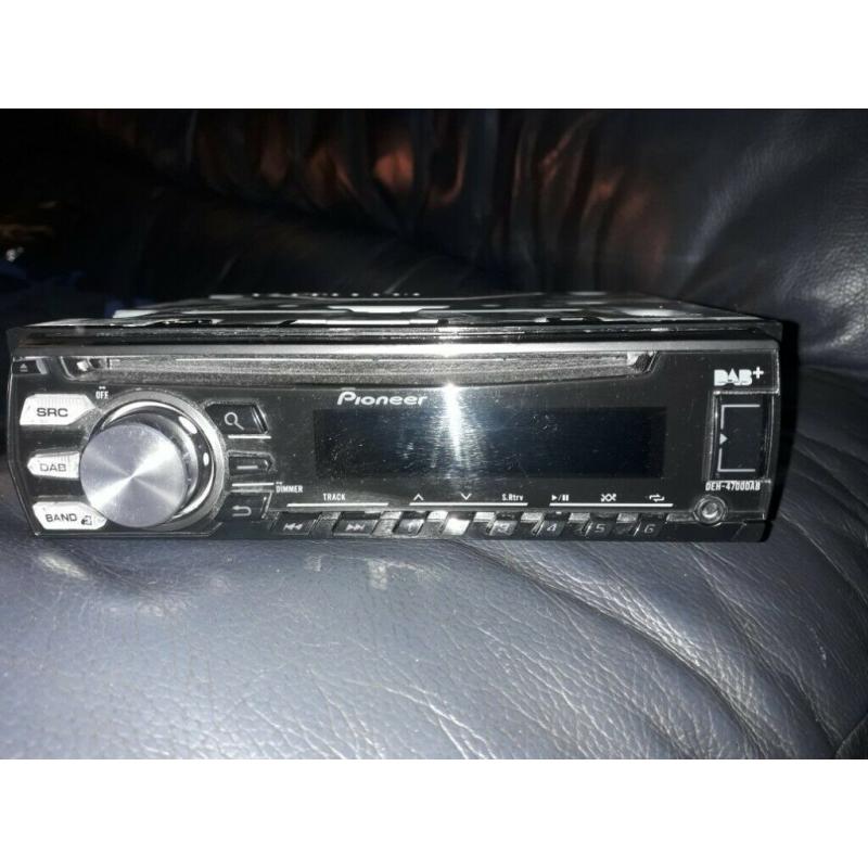 pioneer dab radio, usb and cd